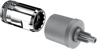 20 Stk. Schell Adapter QUICK Stecktechnik Schaftl&auml;nge 55, 1/2Zoll, ASAG, chrom