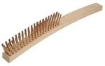 Endres Tools Drahtb&uuml;rste L.350mm Zinnbronzedraht 0,3mm 3-reihig funkenfrei