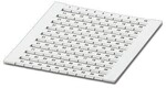 10 Stk. Phoenix Contact Klemmenmarkierung ZBFM 6/WH,LGS:1-100 0800284