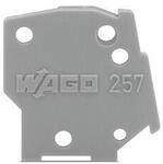100 Stk. WAGO GmbH & Co. KG Abschlussplatte anrastbar 257-500