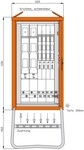 Walther Werke Gruppenverteilerschrank WGV0072