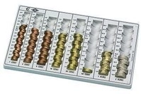 Wedo Geldz&auml;hlbrett ECO II 160100837 328x178x31mm lichtgrau 178043081