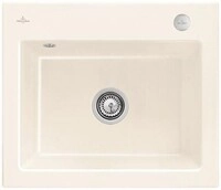 Villeroy & Boch VB Einbausp&uuml;le Subway 60 S 330902 600x510mm Rechteck Crema
