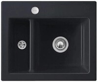 Villeroy & Boch VB Einbausp&uuml;le Subway 60 XM 678002 620x510mm Rechteck Graphite