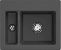 Villeroy & Boch VB Einbausp&uuml;le Subway 60 XM 678001 620x510mm Rechteck Graphite