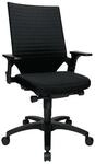 Topstar B&uuml;rodrehstuhl Autosynchr.-T.schwarz 420-550mm m.Lehnen Trgf.110kg
