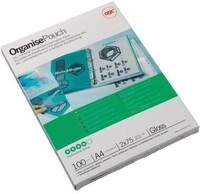 Gbc Folientasche OrganisePouch 3743156 A4+ 125mic 100 St./Pack. 126239800