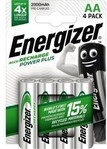 Energizer Akku Recharge PowerPlus E300626700 AA/HR6 4 St./Pack. 190218800