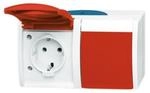 Busch-Jaeger Schuko-Steckdose 2f. 20/2 EW/DVN-53 2CKA002084A0700