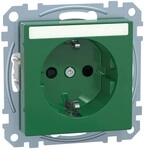 Merten SCHUKO-Steckdose SV gn MEG2302-0304