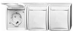 Busch-Jaeger Steckdose 2300/3 EBW-54 2CKA002084A0724