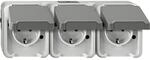 Merten SCHUKO-Dreifach-Steckdose MEG2390-8029