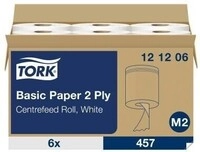 Tork Handtuchrolle M2 121206 160mx20cm 2lagig ws 6 Rl./Pack 446010900