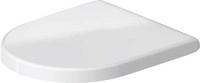 Duravit DU WC-Sitz ohne SoftClose Scharniere ede lstahl, wei&szlig; 0069810000