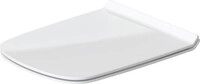Duravit DU WC-Sitz DuraStyle mit SoftClose Schar niere edelstahl, lang, wei&szlig;