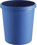 Helit Papierkorb H6105834 18l rund Kunststoff blau 170048850