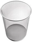 Helit Papierkorb 15l H280x&Oslash;267mm m.Lochdekor STA silber H2518500