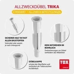 100 Stk. TOX-D&uuml;bel-Techn. Allzweckd&uuml;bel Trika 6/36 KT 011100051