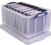 Really Useful Box Aufbewahrungsbox 64C 44x31x71cm 64l transparent 123217903