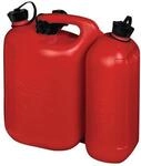 H&Uuml;nersdorff Kraftstoffdoppelkanister PROFI 5,5+3l rot HDPE L316xB145xH312mm