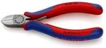 Knipex Seitenschneider L.125mm Form 2 Facette nein Kopf pol.Mehrkomp.-H&uuml;llen