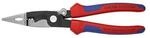 Knipex Elektroinstallationszange L.200mm pol.Mehrkomp.-H&uuml;lle m.&Ouml;ffnungsf.