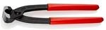 Knipex Ohrklemmenzange Gesamt-L.220mm Kopf schwarz atram.Kunststoff-&Uuml;berzug