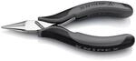Knipex Elektronik-Greifzange Gesamt-L.115mm ESD flachrunde Backen