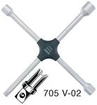 Hazet Kreuzschl&uuml;ssel 705V-02 17x19x22x12,5 mm(1/2Zoll 4-kant) L380 mmxB380mm