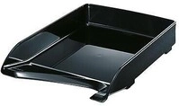 Leitz Briefablage Elegant 52200095 DIN A4 stapelbar PS schwarz 127043490