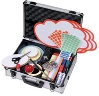 Franken Moderationskoffer UMMK 43x12x32cm Aluminium silber Franken Plastik