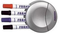 Franken Tafelschreibhalter Z1928 magnethaftend grau/silber Franken Plastik