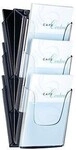 Sigel Wandprospekthalter LH135 f&uuml;r DIN A4 3F&auml;cher Acryl glasklar 154898800