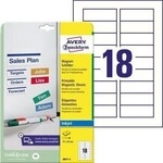 Avery Zweckform Magnetschild J8871-5 78x28mm&nbsp;ws 90 St./Pack. 129237001