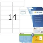 Herma Adressetikett PREMIUM 5076 99,1x38,1mm wei&szlig; 350 St./Pack. 129450801