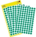 Avery Zweckform Markierungspunkt 3012 8mm gr&uuml;n 416 St./Pack. 129006660