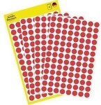 Avery Zweckform Markierungspunkt 3010 8mm rot 416 St./Pack. 129006630