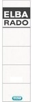 Elba Einsteckr&uuml;ckenschild 100420960 kurz/breit wei&szlig; 10 St./Pack. 120012200
