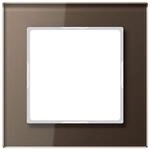 Jung Glasrahmen 1fach mokka AC 581 GL MO AC581GLMO