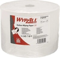 Wypall Putztuch L10 EXTRA 7202 L.ca.380 mmxB.ca.235mm wei&szlig; 1-lag.,perforiert