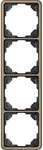 Jung Rahmen 4-fach gold brz CD 584 GB CD584GB