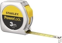 Stanley Taschenrollbandma&szlig; PowerLock&reg; L.3m B.12,7mm mm/cm EG II Ku.Clip SB