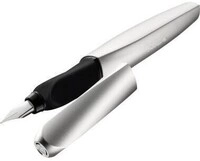 Pelikan F&uuml;llfederhalter Twist P457 947101 M silber 301000895