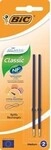 Bic Kugelschreibermine Easy Glide IS1197 8924091 0,4mm bl 2 St./Pack. 313650350