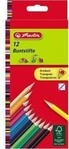 Herlitz Farbstift 10412021 Dreikant 2,5mm sort. 12 St./Pack. 222002199