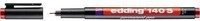 Edding Folienschreiber 140 S 4-140002 0,3mm permanent rot 302015130