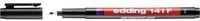 Edding Folienschreiber 141 F 4-141001 0,6mm permanent schwarz 302015290