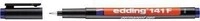 Edding Folienschreiber 141 F 4-141003 0,6mm permanent blau 302015250