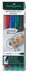 Faber-castell Faber Castell CD DVD-Marker MULTIMARK 152304 0,4mm 4 St./Pack.