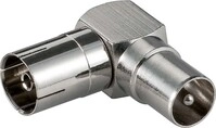 10 Stk. Goobay Koaxial Winkeladapter 11391